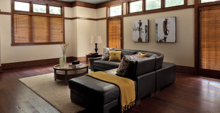 Hartford hardwood floor and blinds